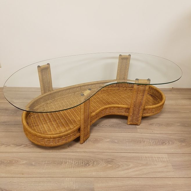 Amazone Palet Rieten Salontafel Honingkleur Rotan
