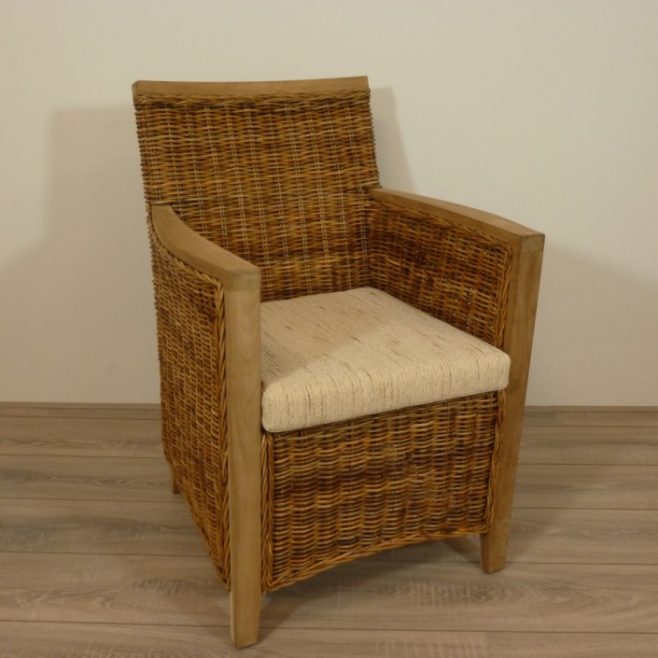 Boston Pullut Teak Ecru Rotan Stoelen