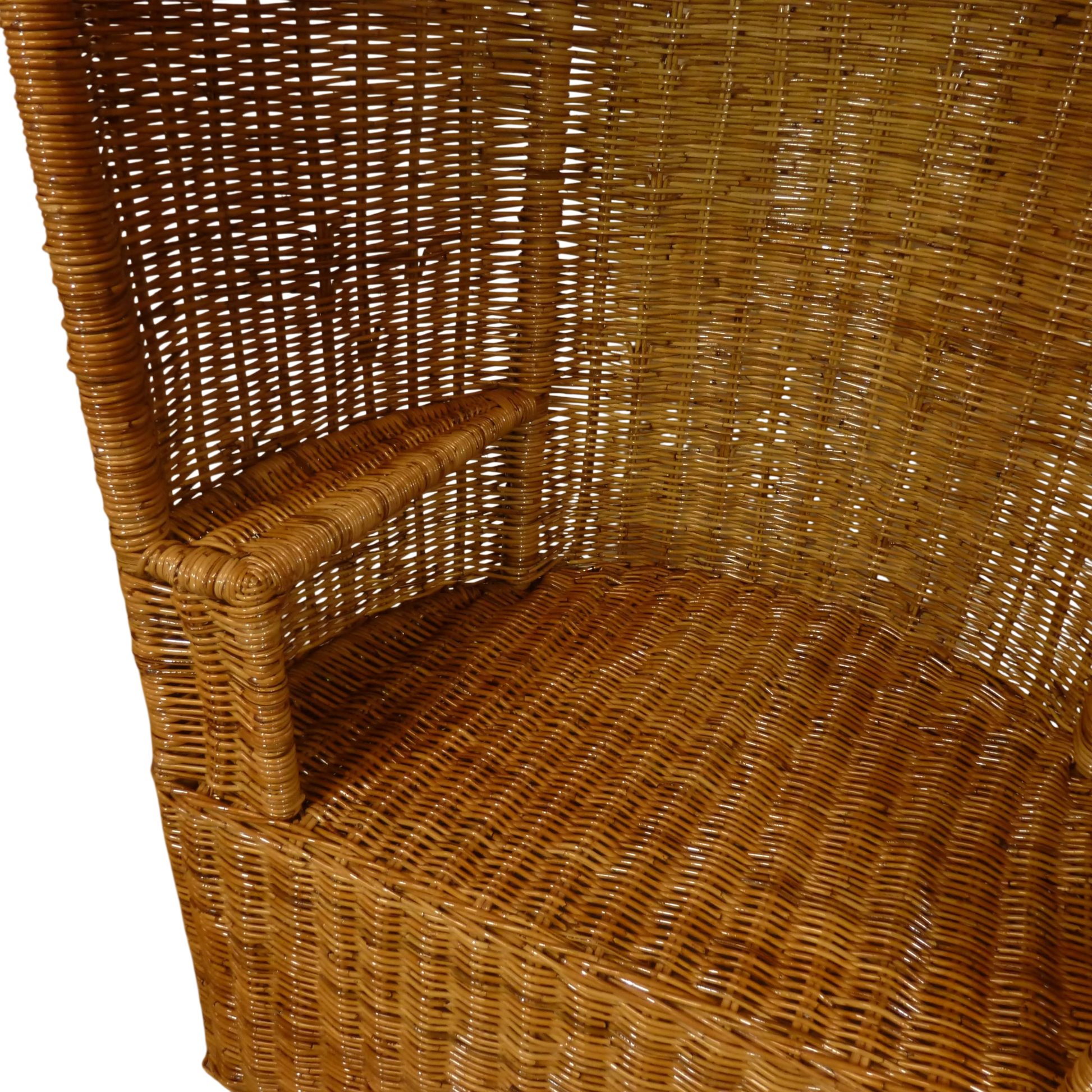Rotan Strandstoel Pullut Naturel Riet