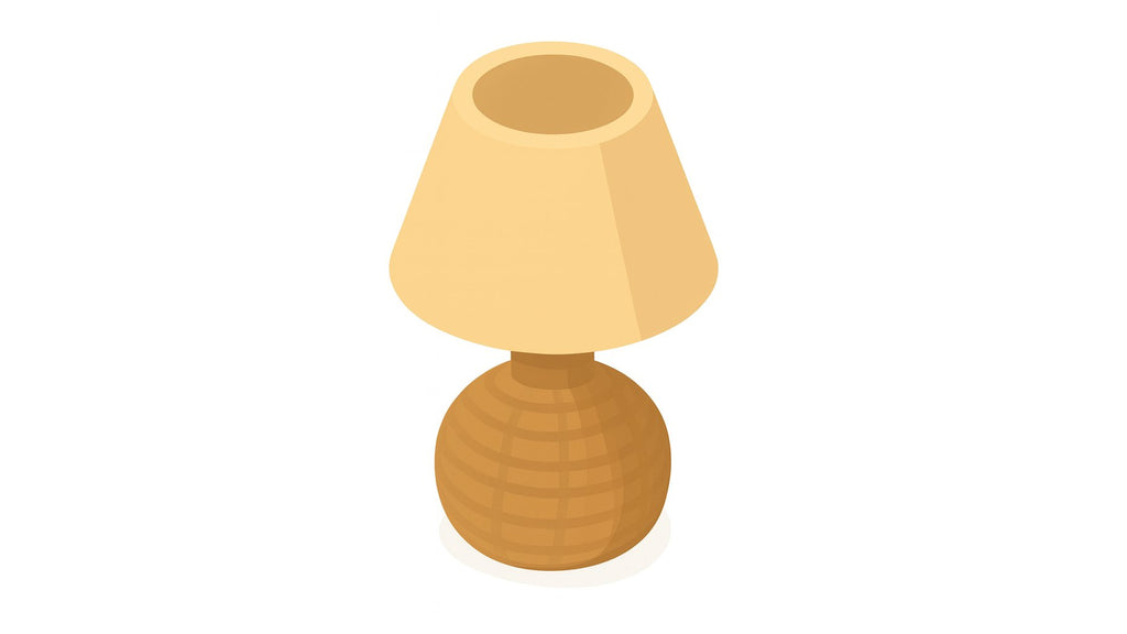 Rotan Staande Lamp Grijs Riet