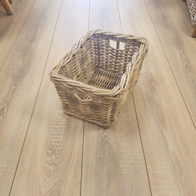 Rotan Kastmanden Kubu Grey Riet 33 x 25 x 20 cm