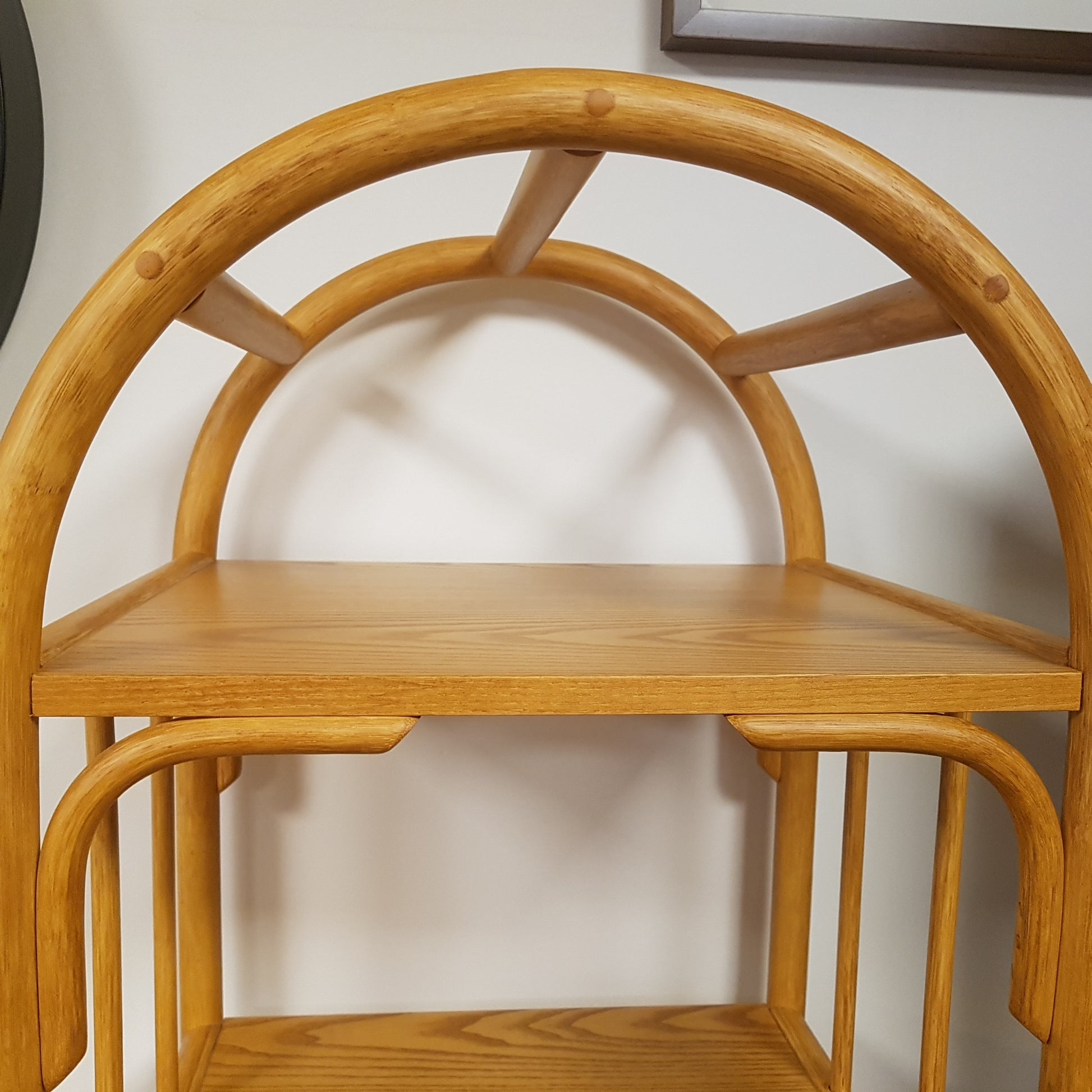 Rotan Eiken Boogkastje Nr 431 + Deur en Lade