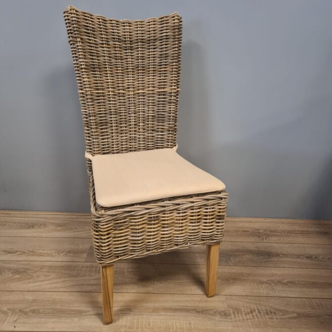 Borneo Kubu Grey Eetkamerstoelen Rotan