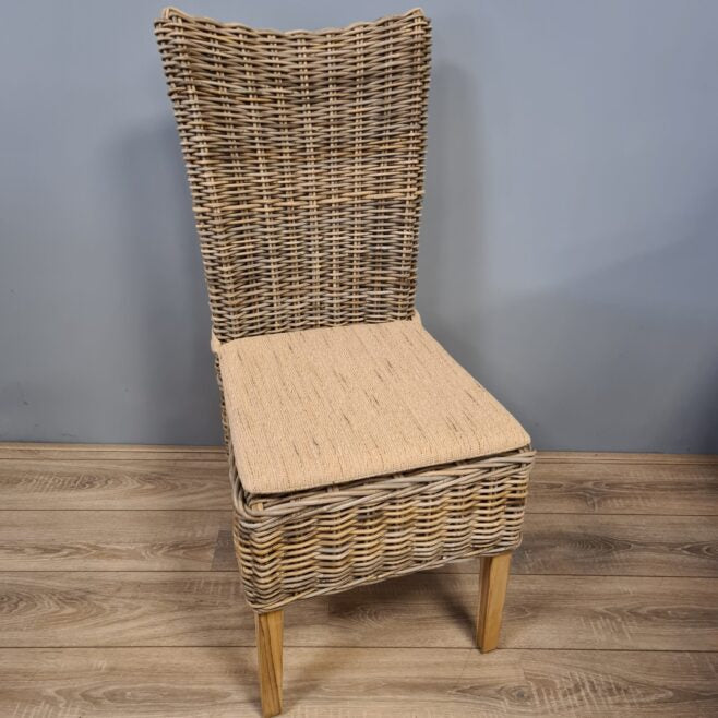 Borneo Kubu Grey Eetkamerstoelen Rotan