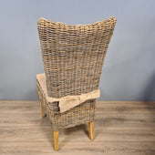 Borneo Kubu Grey Eetkamerstoelen Rotan