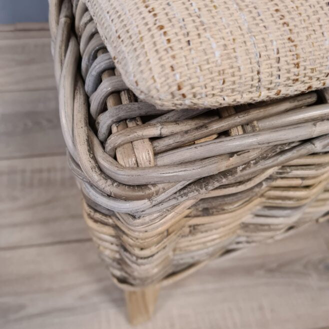 Borneo Kubu Grey Eetkamerstoelen Rotan