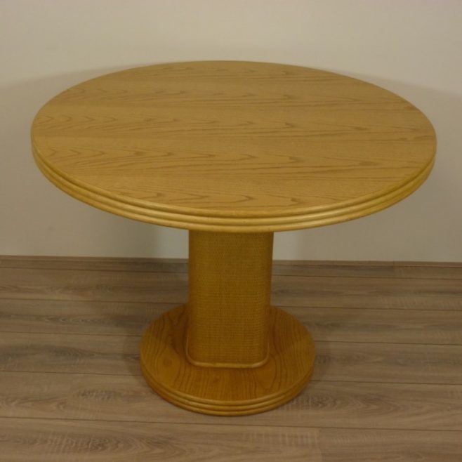 223 Manou Eettafel Eiken Rotan Meubel