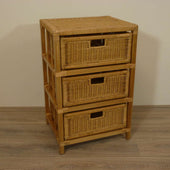 3 Ladenkast Honing Pitriet Rotan