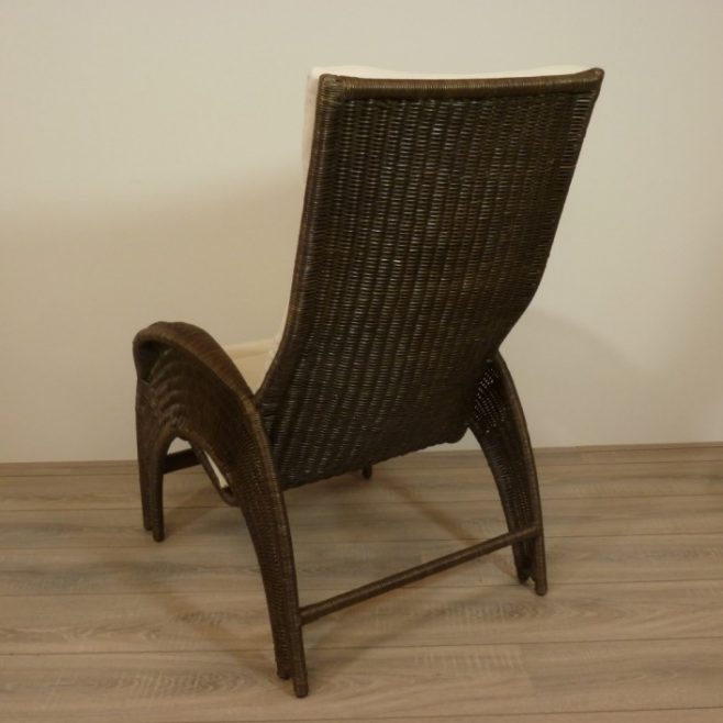 AZ Relax DarkBrown EcruVW Rieten Stoelen Rotan