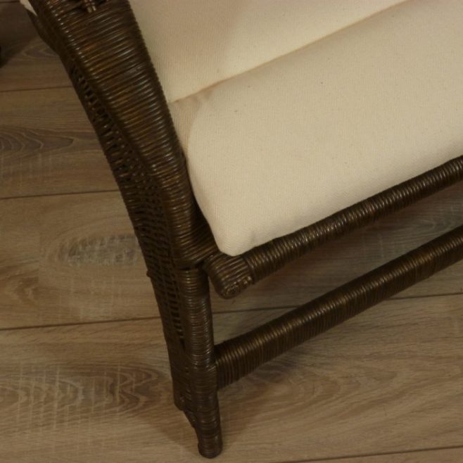 AZ Relax DarkBrown EcruVW Rieten Stoelen Rotan