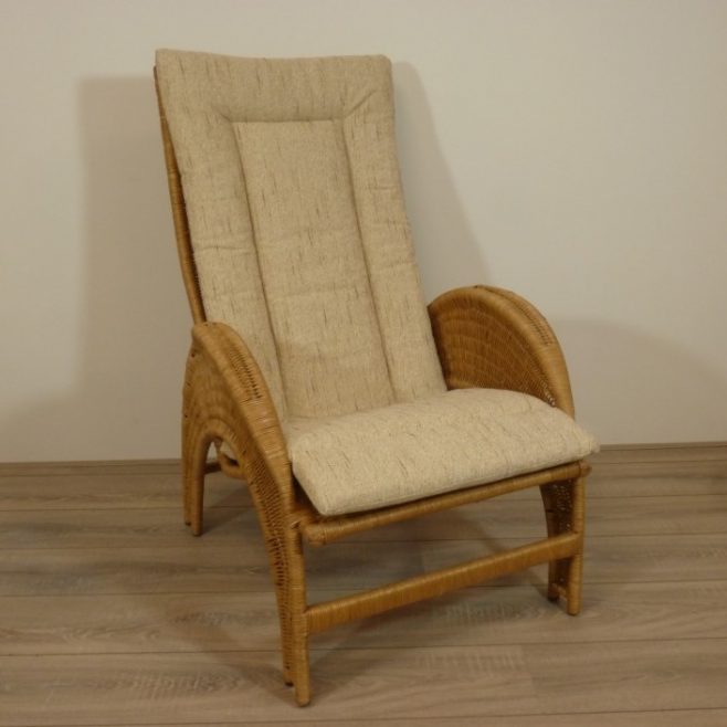 AZ Relax Honingkleur Ebo Rieten Stoelen Rotan