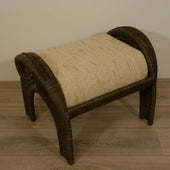 AZ Relax Voetenbankje DarkBrown Ebo Rotan