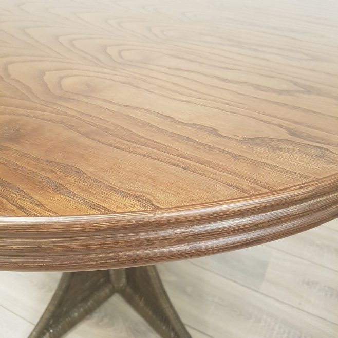 Amazone Rotan Tafel 100cm Rond Eiken DarkBrown