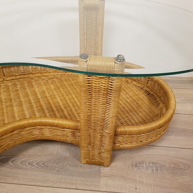 Amazone Palet Rieten Salontafel Honingkleur Rotan