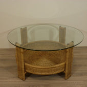 Amazone Rieten Salontafel Rotan Pitriet Honingkleur