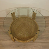 Amazone Rieten Salontafel Rotan Pitriet Honingkleur