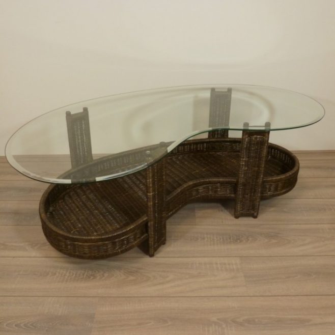 Amazone Rieten Tafel Rotan Salontafel