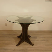 Amazone Rotan Eetkamertafel 100cm DarkBrown