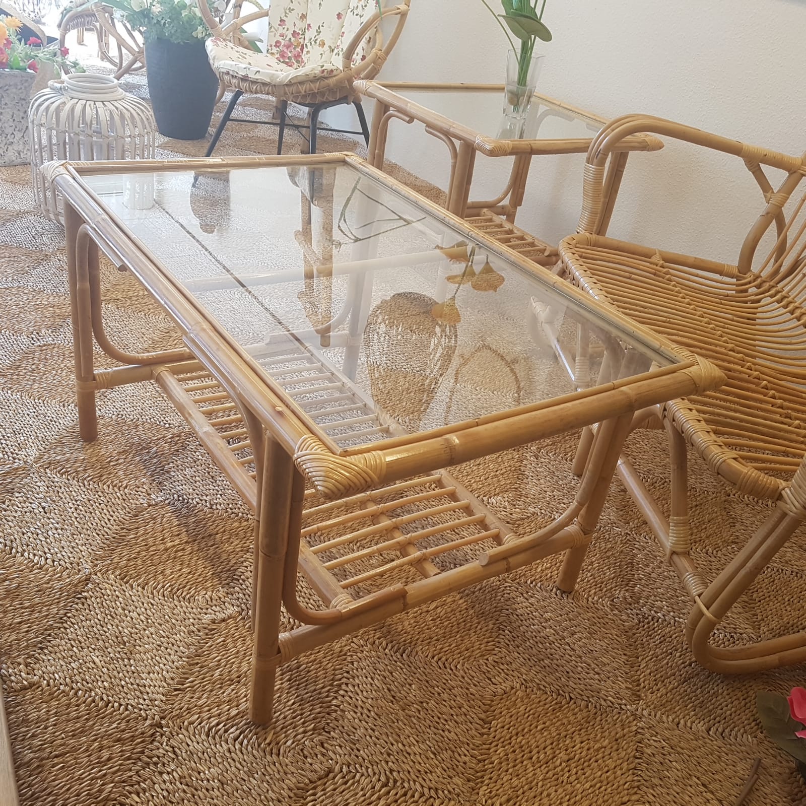 Belse Tafel Rotan Rechthoek