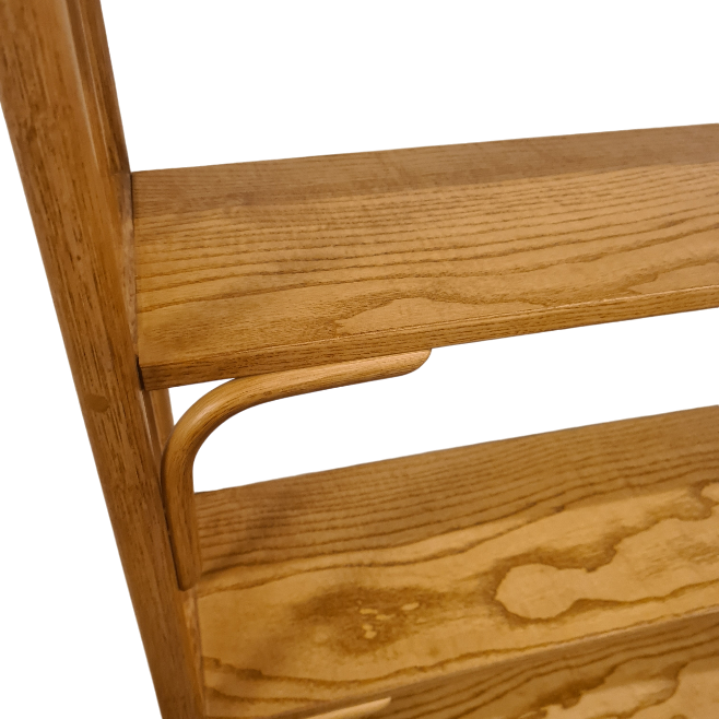 Rotan Eiken Boekenkast Nr 453 Manou Aanbieding! 86cm