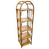 Rotan Eiken Boogkast Nr 431 Kleur Honing 46cm Breed