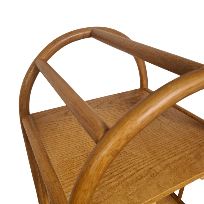 Rotan Eiken Boogkast Nr 431 Kleur Honing 46cm Breed