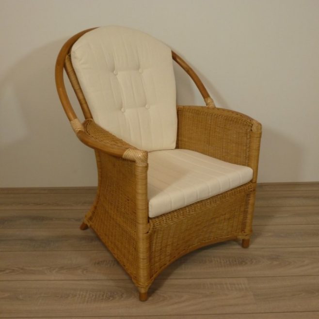 Cindy Honing Loog Rieten Fauteuil Rotan Stoel Fauteuils Riet Rotan Stoelen Rieten Meubelen Rotanspeciaalzaak