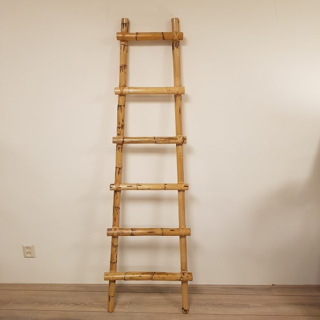 Decoratieve Ladder Rotan Trap 150cm Naturel