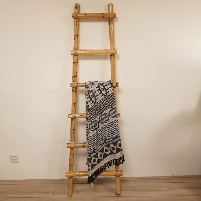 Decoratieve Ladder Rotan Trap 150cm Naturel