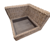 Dima Kubu Grey Rotan Bank 2½ Zits