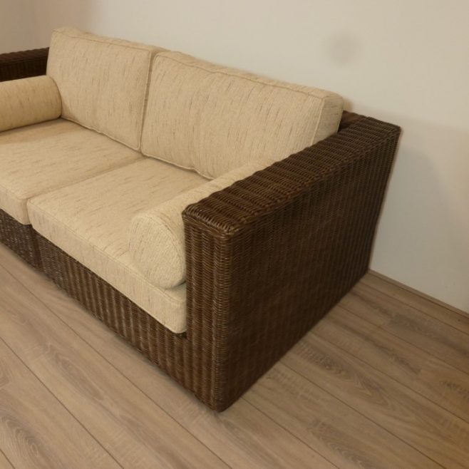 Dima Rotan Bank Rieten Banken Riet Bankstel Loungeset Lounge Rotan Meubelen Rieten Meubels Bankje Riet