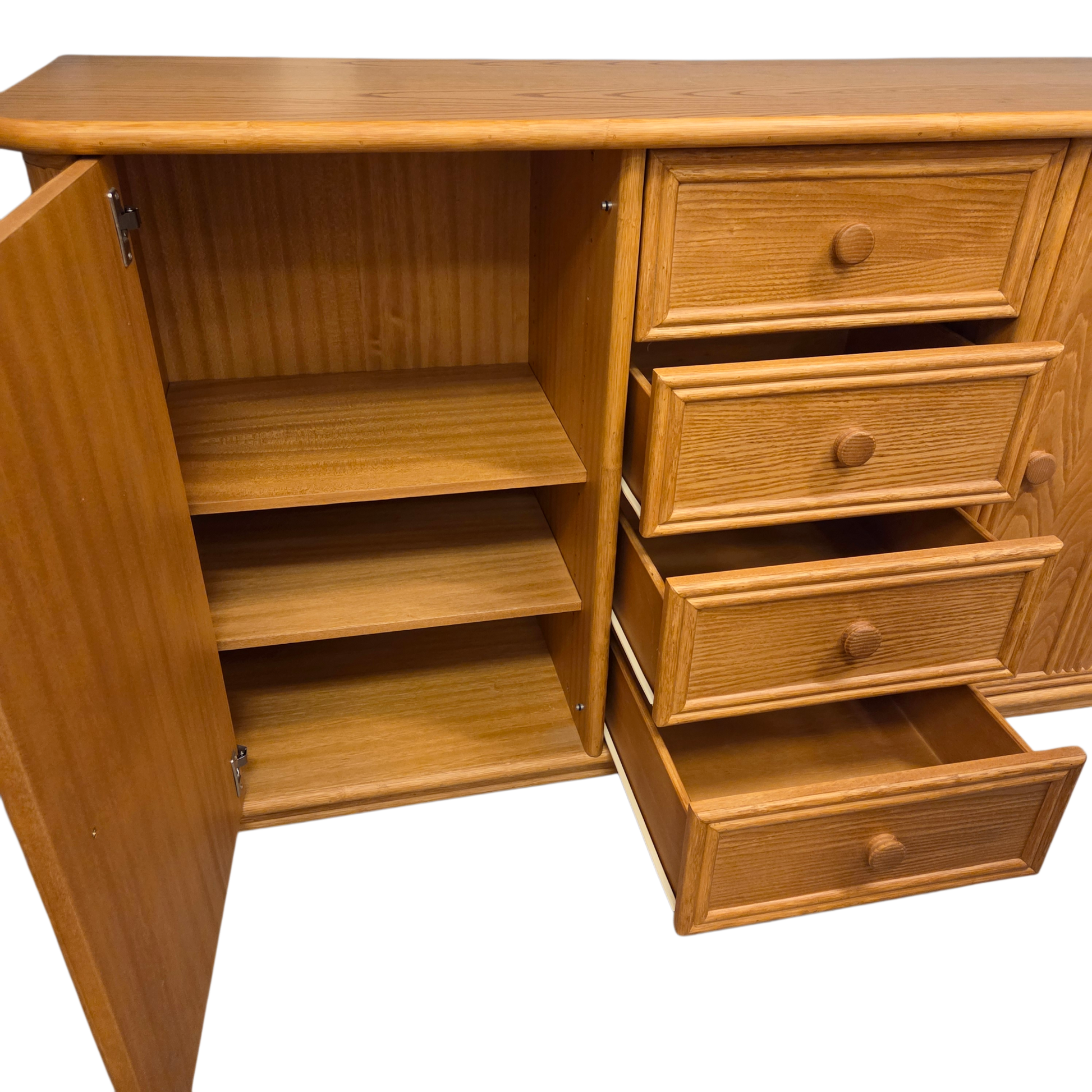 Rotan Eiken Dressoir Nr. 168 Kleur Miel Opruiming