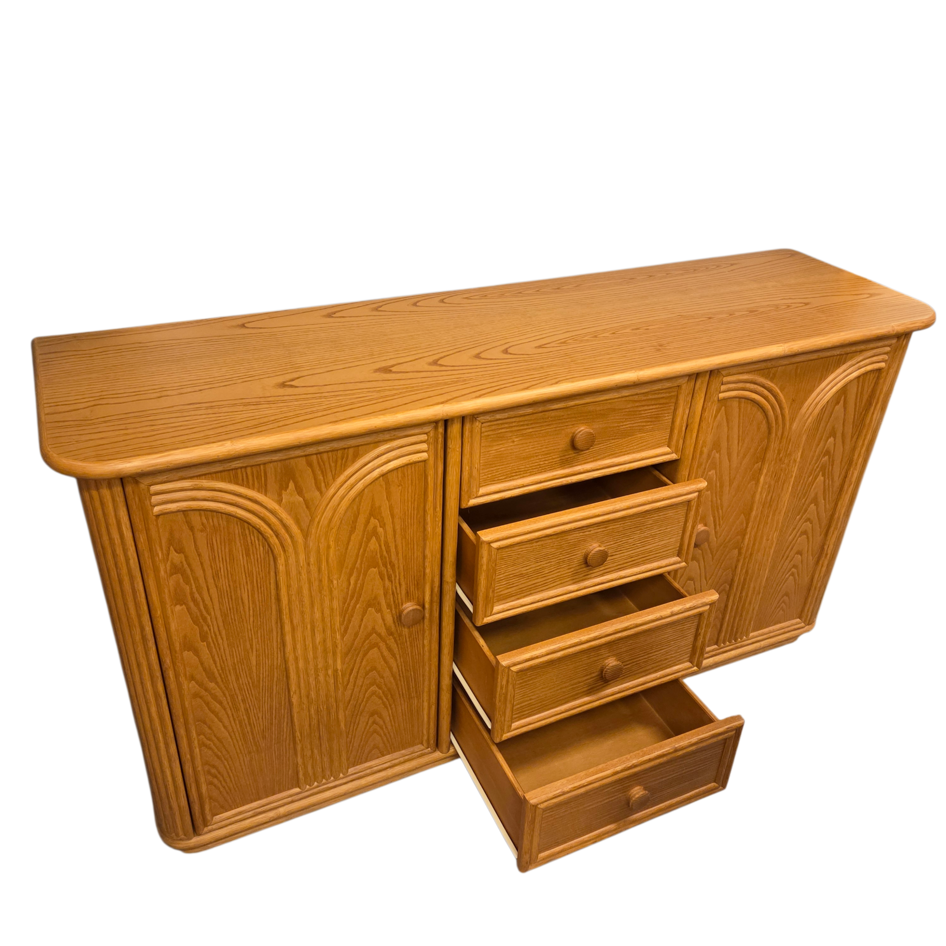 Rotan Eiken Dressoir Nr. 168 Kleur Miel Opruiming