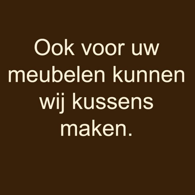 Extra Hoes Voor Zitkussens