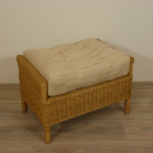 Floria Voetenbankje Honing Ebo Rotan