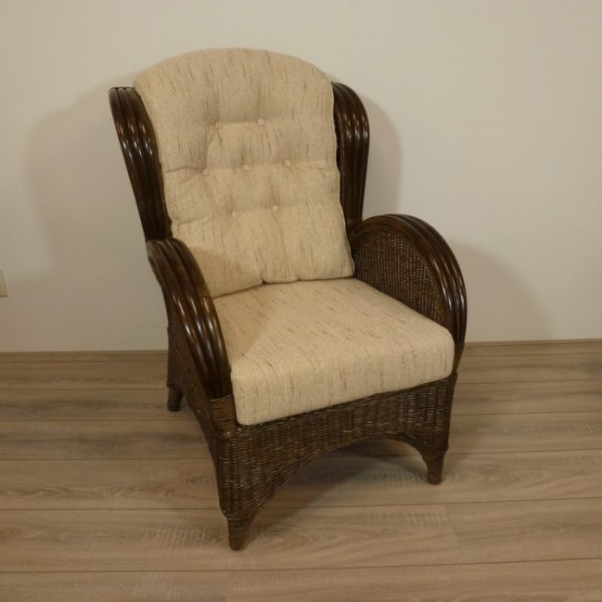 Florida Rieten Fauteuil Rotan Stoel Fauteuils Riet Rotan Stoelen Rieten Meubelen Rotanspeciaalzaak rotansoorten