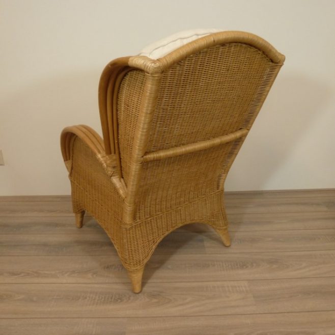 Florida Honing Loog Rieten Fauteuil Rotan Stoel Fauteuils Riet Rotan Stoelen Rieten Meubelen Rotanspeciaalzaak