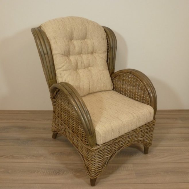rotan stoel Florida Kubu Grey Ebo Rieten Stoelen Rotan Grijs
