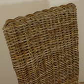 Fredy Kubu Grey Rotan Eetkamerstoelen