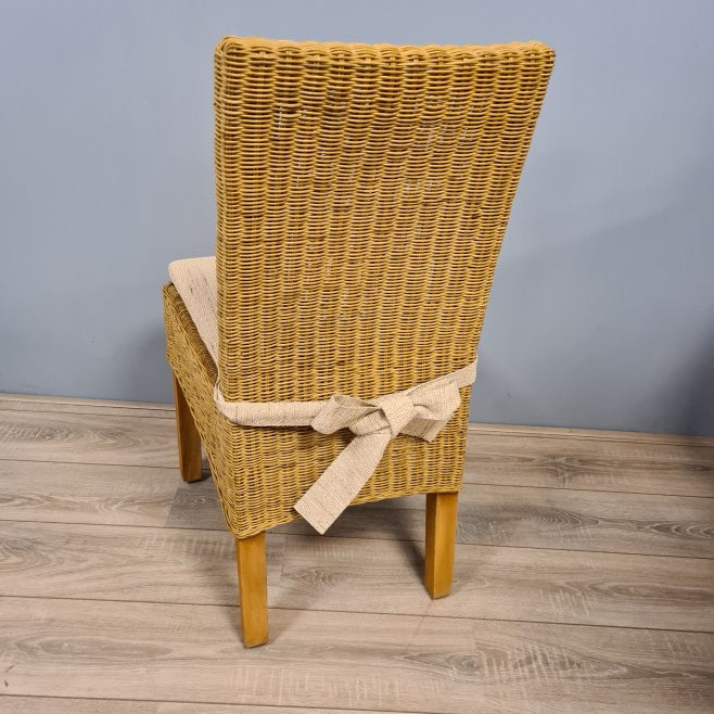 Fredy Honingkleur Eetkamerstoelen Rotan