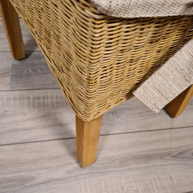 Fredy Honingkleur Eetkamerstoelen Rotan