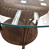 Glasplaat 100 cm Rond 10 mm Dik Helder Glas