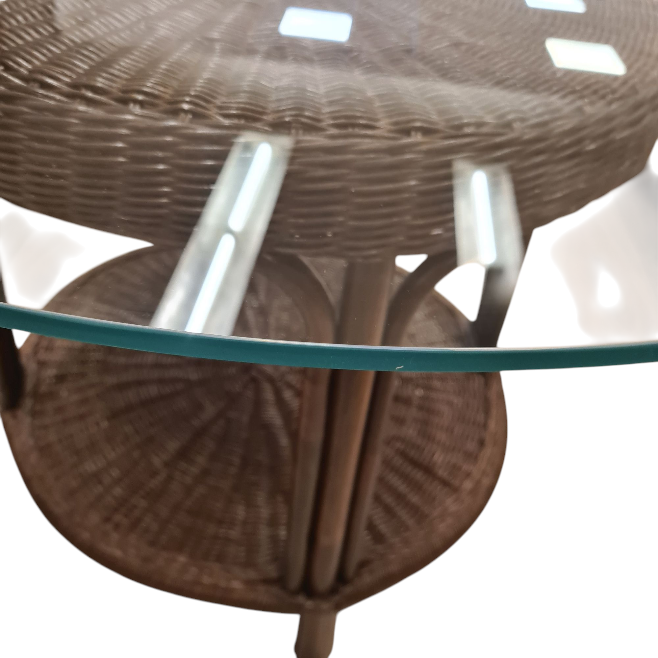 Glasplaat 100 cm Rond 10 mm Dik Helder Glas