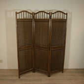 Kamerscherm DarkBrown Manou Pitriet Rotan Rieten Scherm