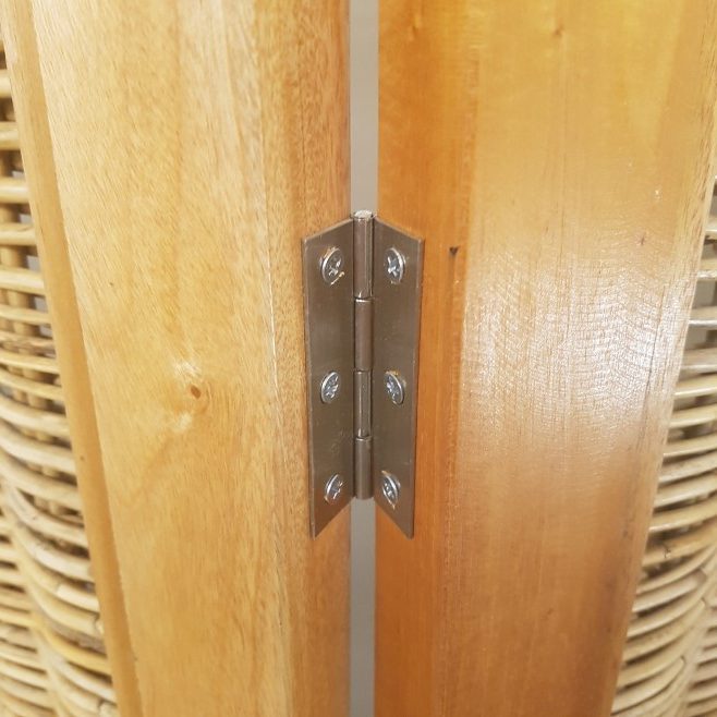 Kamerscherm Teak Rotan Naturel