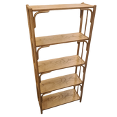 Rotan Eiken Boekenkast Nr 452 Manou Aanbieding! 66cm Breed