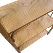 Rotan Eiken Boekenkast Nr 452 Manou Aanbieding! 66cm Breed