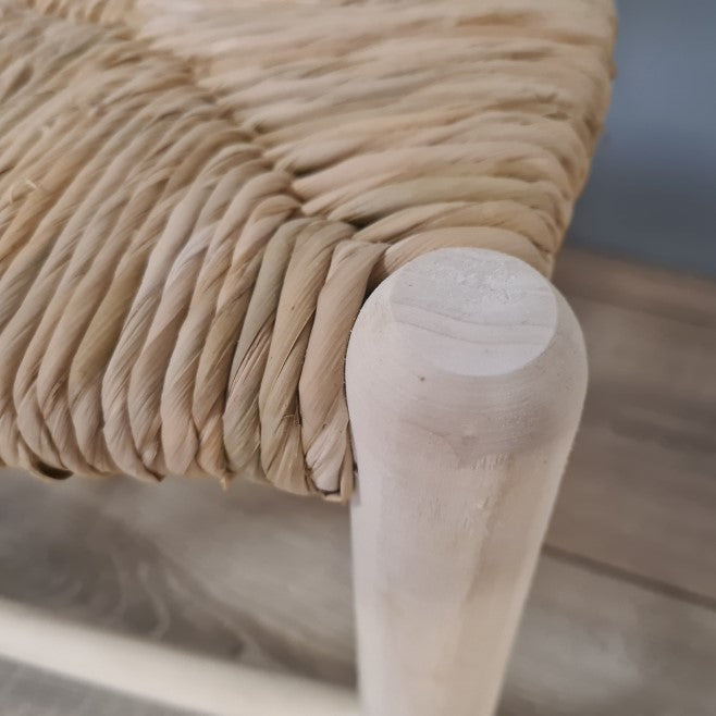 Kinderstoel Hout Biezen Onbehandeld