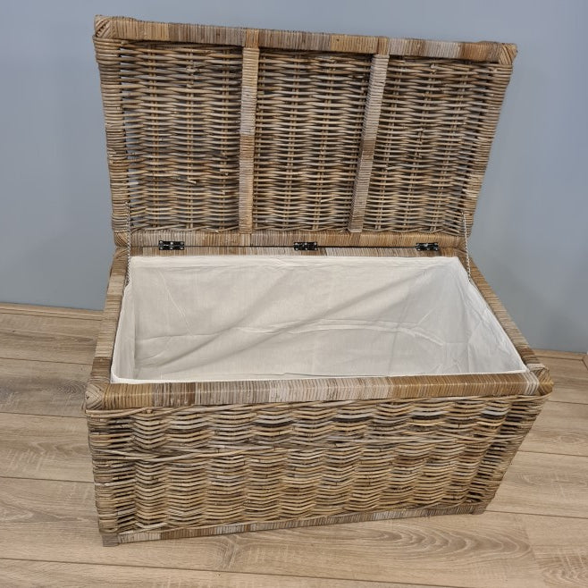Kist Kubu Grey Rotan 90 cm