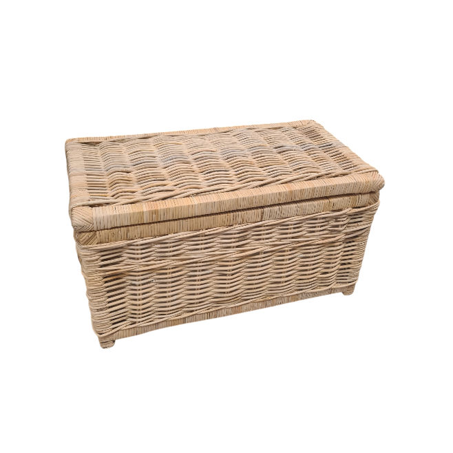 Kist Kubu Naturel Rotan 75 cm Rieten Mand
